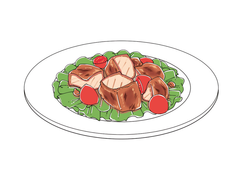 パリパリチキンのごちそうサラダ