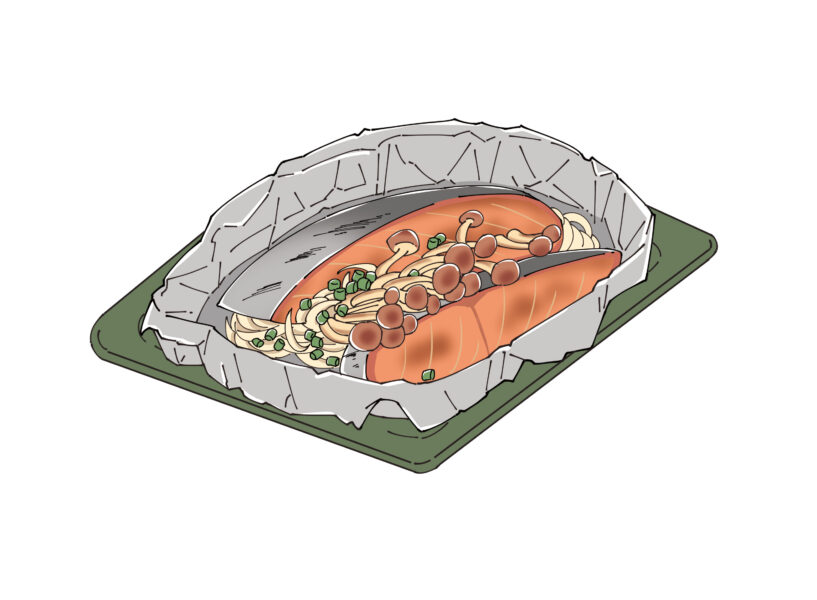 鮭のホイル焼き